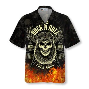 Guitar Born To Be Wild Hawaiian Shirt 2