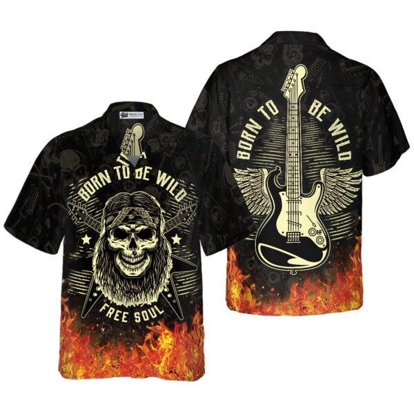 Guitar Born To Be Wild Hawaiian Shirt V2 1