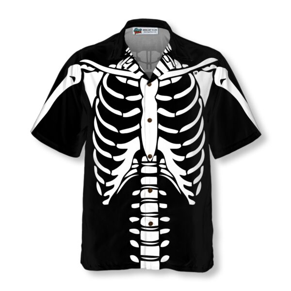 Halloween Skeleton Costume Shirt Hawaiian Shirt 2