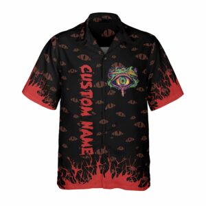 Halloween x Psychedelic Art Magical Trippie Personalized Hawaiian Shirt 2