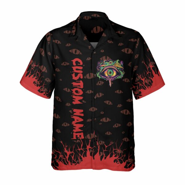 Halloween x Psychedelic Art Magical Trippie Personalized Hawaiian Shirt 2