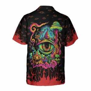 Halloween x Psychedelic Art Magical Trippie Personalized Hawaiian Shirt 3
