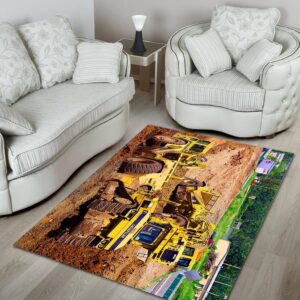 Heavy Equipment Area Rug 1