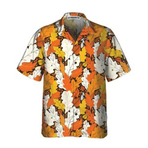 Hello Fall The Leaves Hawaiian Shirt Fall Thanksgiving Shirt Best Gift For Thanksgiving Day 3