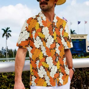 Hello Fall The Leaves Hawaiian Shirt Fall Thanksgiving Shirt Best Gift For Thanksgiving Day 4