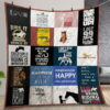 Horses Make Me Happy Quilt Gift For Christmas Birthday Thanksgiving
