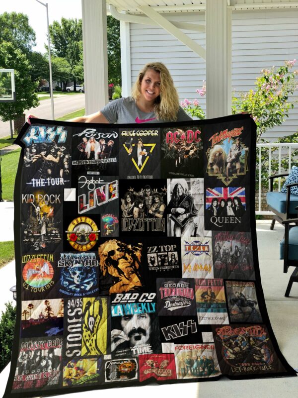 Hot Bands Quilt Gift For Christmas Black Friday Thanksgiving