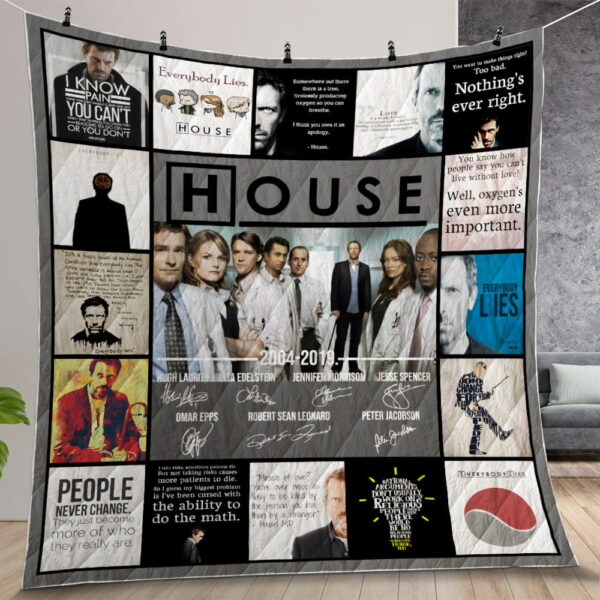 House Tv Show Quilt Gift For Christmas Birthday Thanksgiving