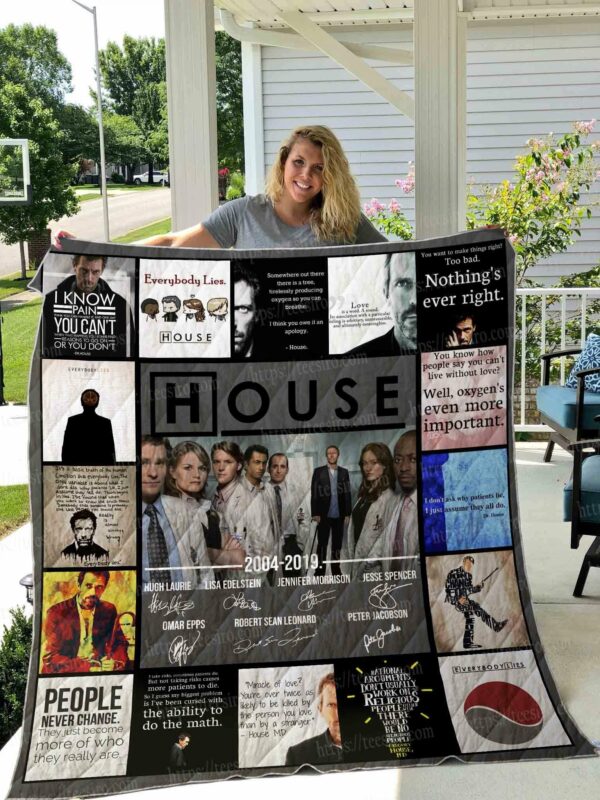 House Tv Show Quilt Gift For Fans Christmas Black Friday Black Friday