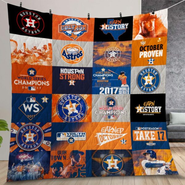 Houston Astro Quilt Gift For Christmas Birthday Thanksgiving