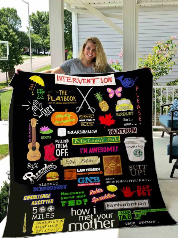How I Met Your Mother Quilt Gift For Family On Christmas Black Friday Cyber Monday