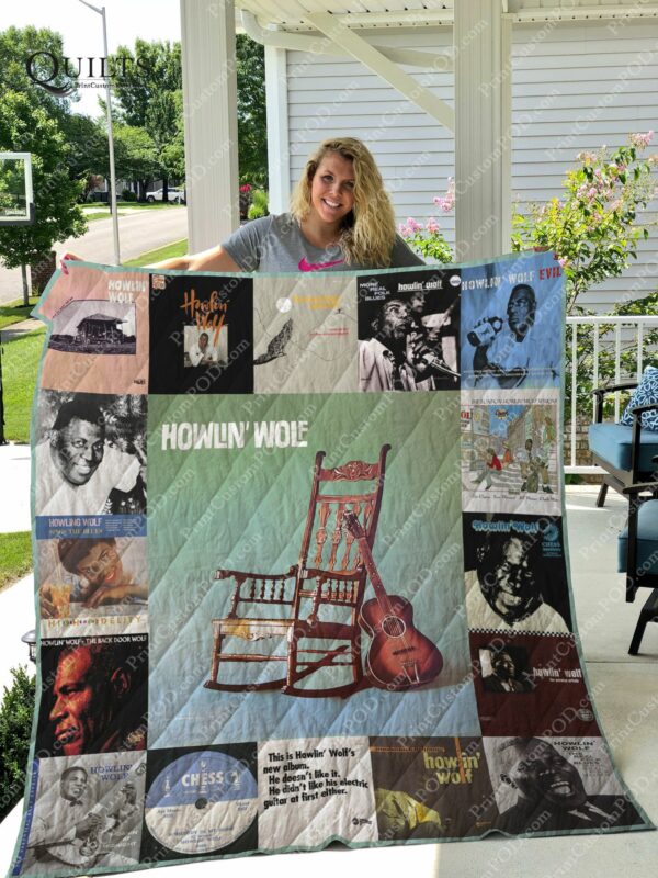 Howlin Wolf Albums Quilt Gift For Christmas Black Friday Thanksgiving