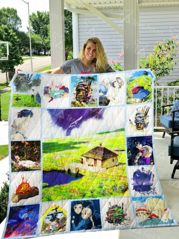 Howls Moving Castle 0731 Quilt Gift For Family On Christmas Black Friday Cyber Monday