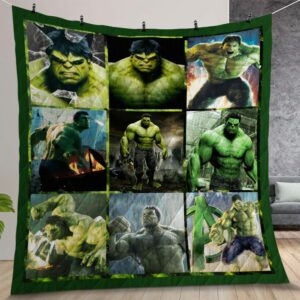 Hulk Superhero Quilt Gift For Christmas Birthday Halloween