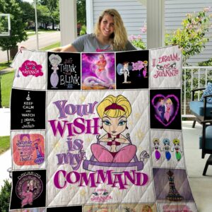 I Dream Of Jeannie Poster Quilt Gift Ideas For Fans on Christmas