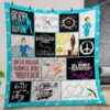 I Love Flying Flight Attendant Quilt Gift For Christmas Birthday Halloween