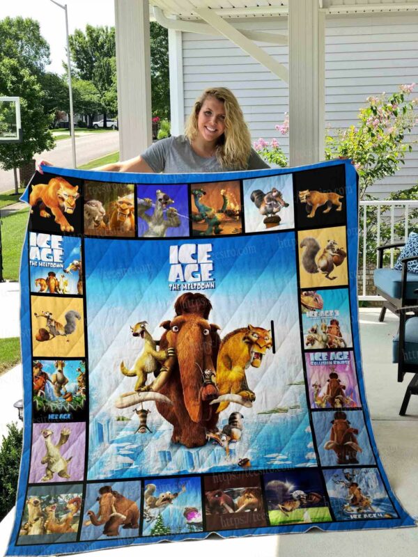 Ice Age Quilt For Birthday Christmas