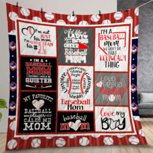 Im A BasebaMom We Dont Do That Keep Calm Thing Quilt Gift For Christmas Birthday Thanksgiving