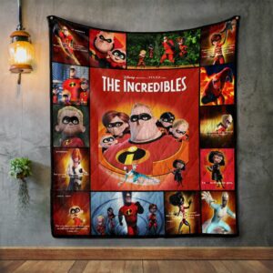 Incredibles 2004 Quilt Gift For Christmas Black Friday Thanksgiving