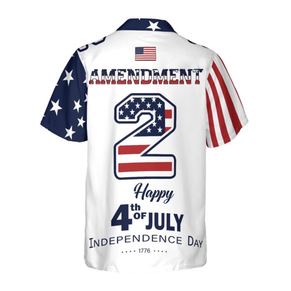 Independence Day American Flag Gun Custom Hawaiian Shirt 2