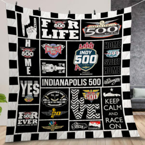 Indianapolis 500 Quilt Gift For Fans Christmas Black Friday