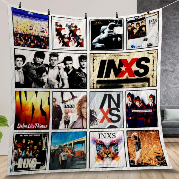 Inxs Album Covers Quilt Gift For Fans Christmas Black Friday