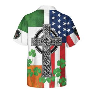 Irish American Hawaiian Shirt St Patricks Day Shirt Cool St Patricks Day Gift 2