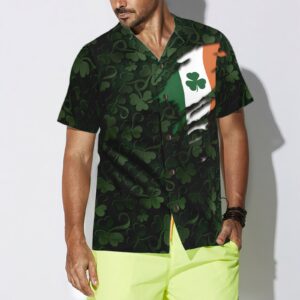 Irish By The Grace Of God Shamrock Hawaiian Shirt 4