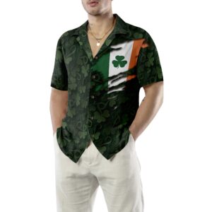 Irish By The Grace Of God Shamrock Hawaiian Shirt 5