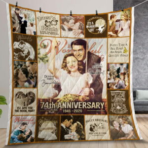 Its A Wonderful Life Quilt Gift For Christmas Birthday Thanksgiving Ver 1