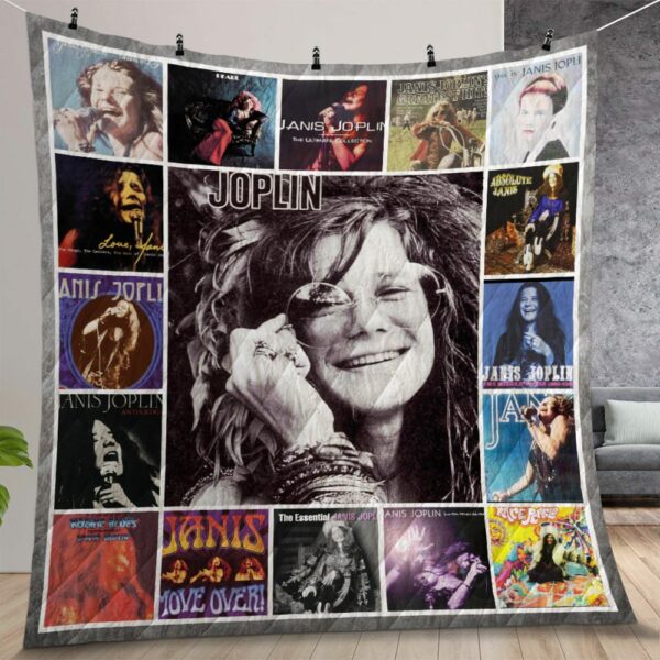 Janis Joplin Albums Cover Poster Quilt Gift For Christmas Birthday Thanksgiving Ver 5