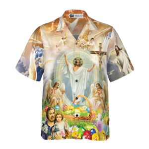 Jesus Happy Easter Hawaiian Shirt 3
