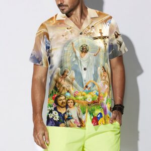 Jesus Happy Easter Hawaiian Shirt 4