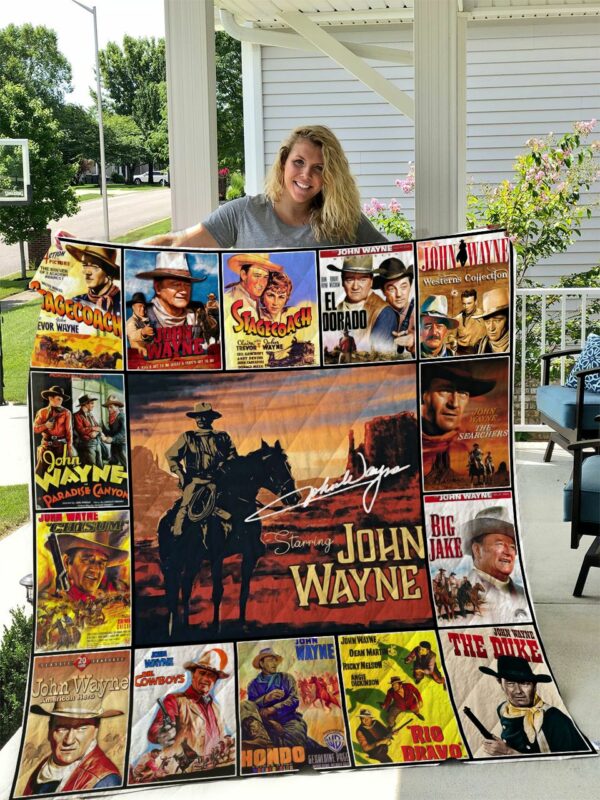 John Wayne The Duke Quilt Gift Ideas For Fans on Christmas
