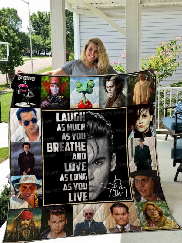 Johnny Depp Quilt Gift For Family On Christmas Black Friday Cyber Monday