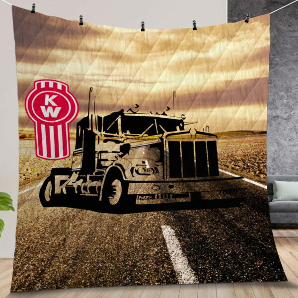 Kenworth Quilt Gift For Christmas Birthday Halloween