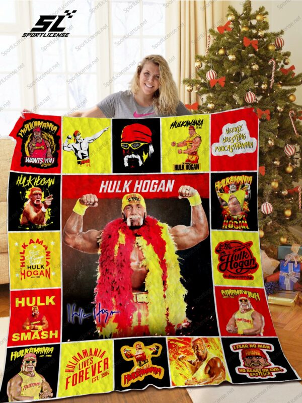 La Hulk Hogan Terry Gene Bollea Quilt Gift For Family On Christmas Black Friday Cyber Monday