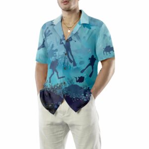 Life Is Diving Hawaiian Shirt Scuba Diving Shirt For Men Cool Gift For Scuba Diver 6829 4