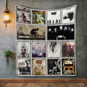 Linkin Park Album Covers Quilt Gift For Christmas Black Friday Thanksgiving