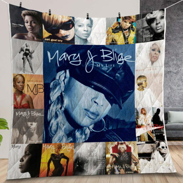 Mary J Blige Albums Quilt Gift For Fans Christmas Black Friday
