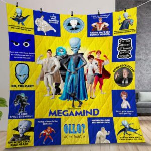 Megamind Quilt Gift For Christmas Birthday Halloween