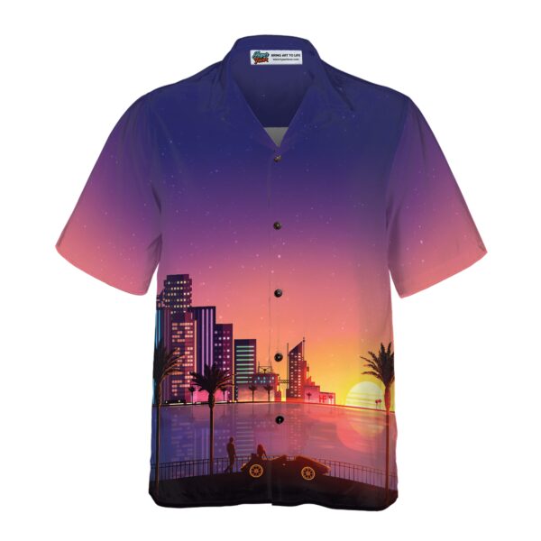 Miami Sunset Hawaiian Shirt 4