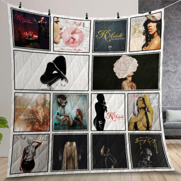 Michelle Album Covers Quilt Gift For Christmas Birthday Thanksgiving
