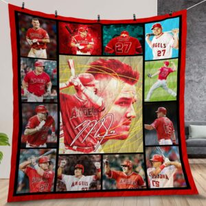 Mike Trout Quilt Gift Ideas For Fans
