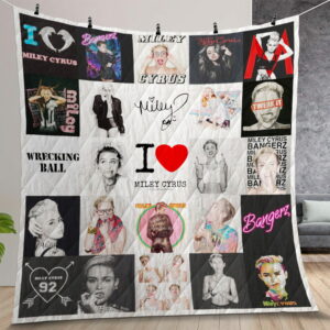 Miley Cyrus Quilt Gift For Christmas Birthday Halloween