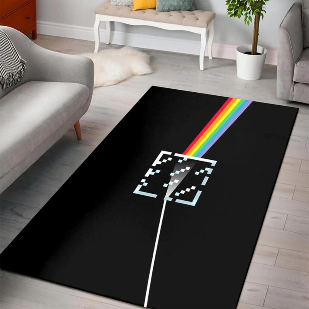 Minecraft Pink Floyd Rug - Unique Anime Apparel for Fans
