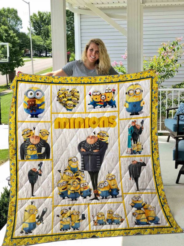 Minion Quilt Gift For Family On Christmas Black Friday Cyber Monday