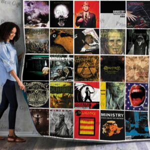 Ministry Albums Cover Poster Quilt Gift For Fans Christmas Black Friday Black Friday