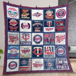 Minnesota Twins Quilt Gift For Christmas Birthday Thanksgiving