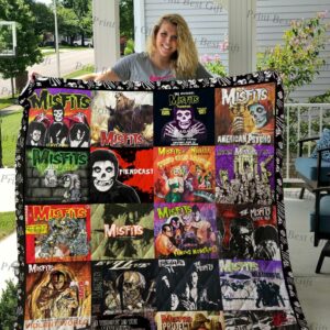 Misfits Albums Cover Poster Quilt Gift For Family On Christmas Black Friday Cyber Monday